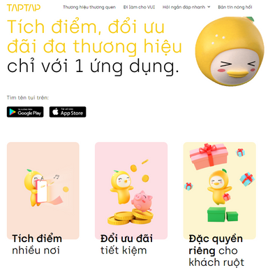Ứng dụng Tích điểm, đổi ưu đãi đa thương hiệu